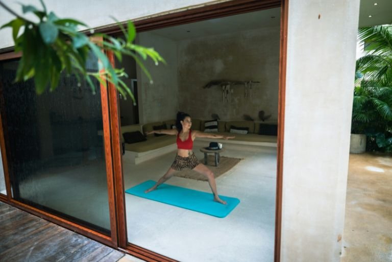 yoga à la maison