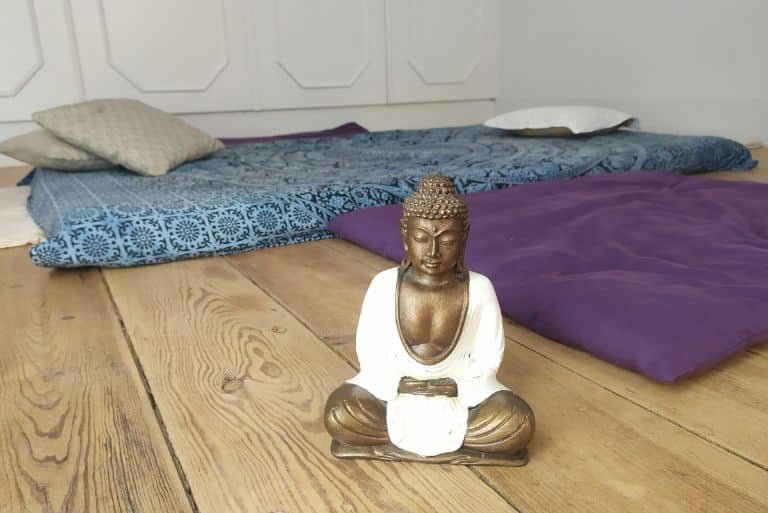 yoga doux coussin