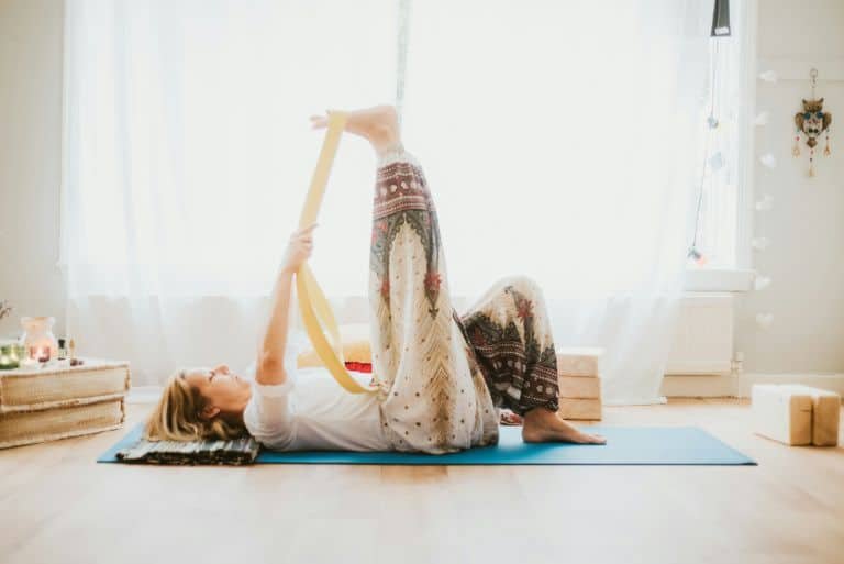 yoga doux et sangle